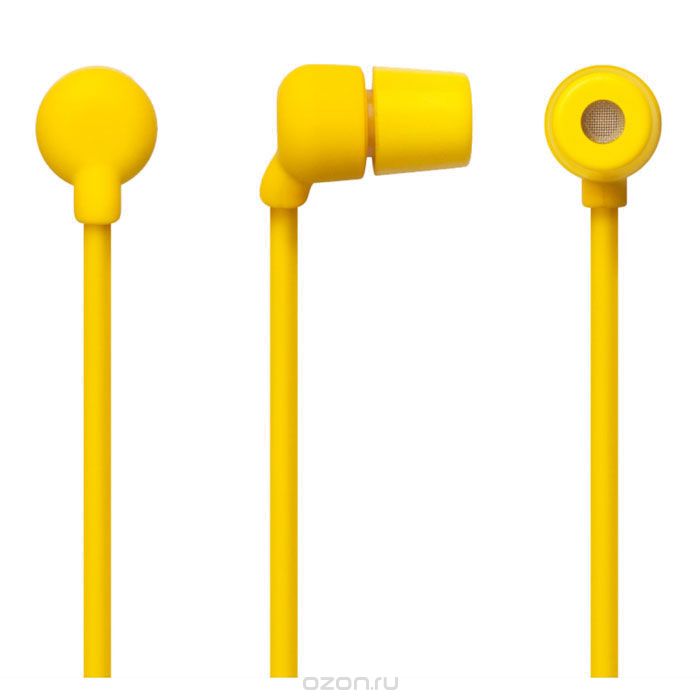 Aiaiai Swirl Earphone, Yellow наушники с микрофоном