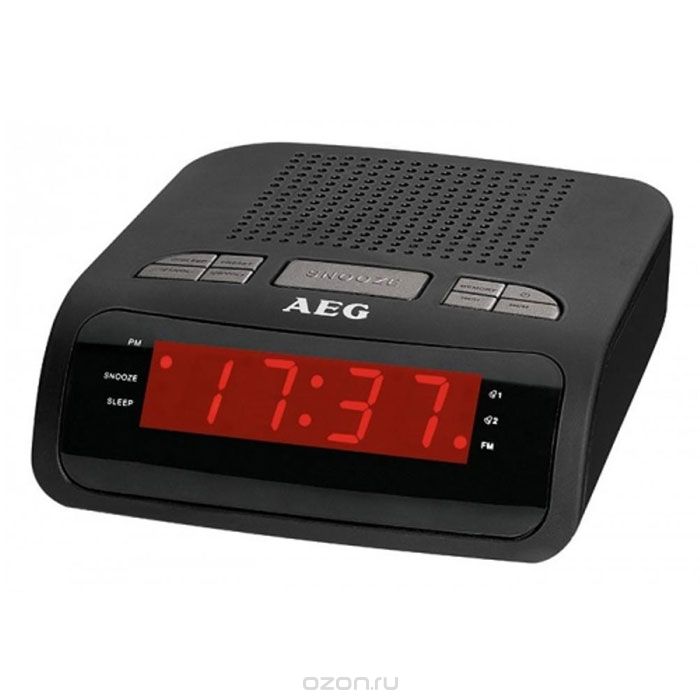 AEG MRC 4142, Black радиочасы