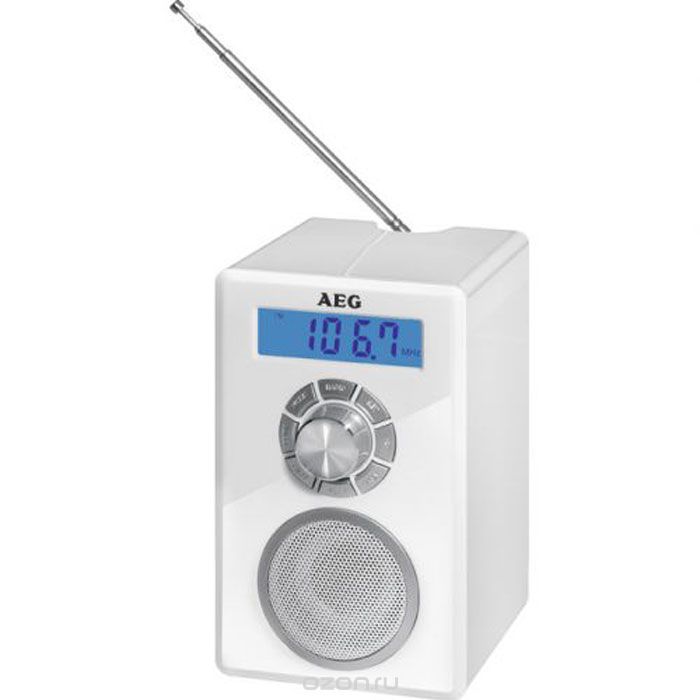 AEG MR 4139 BT, Weiss Bluetooth-радиоприемник