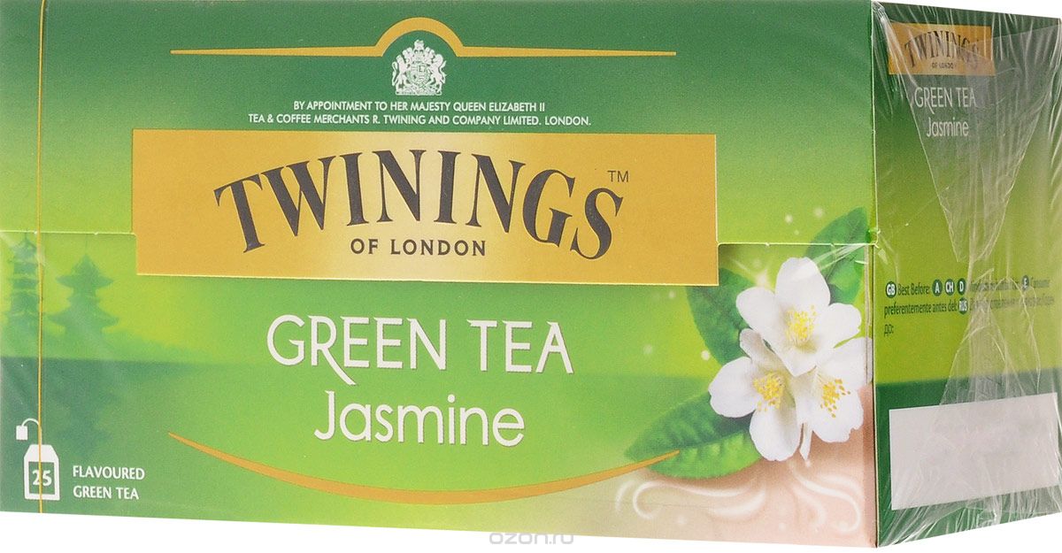 Twinings Green Tea & Jasmine       , 25 