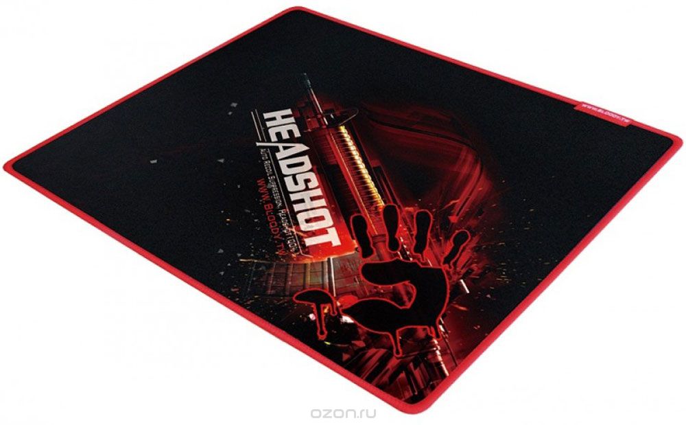 A4Tech Bloody B-071, Black Red игровой коврик для мыши