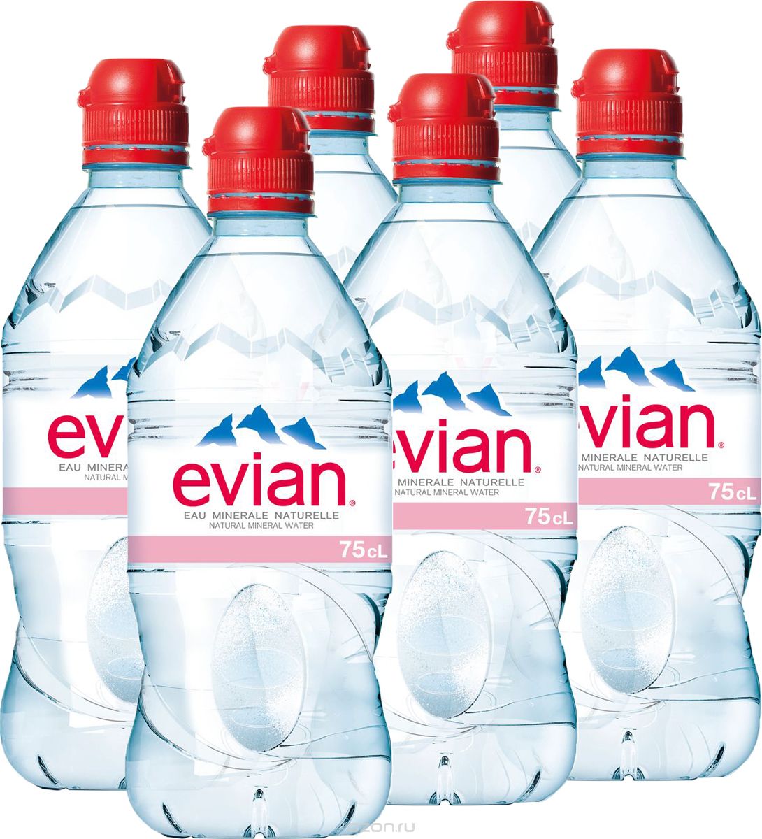 Evian     , 6   0,75 