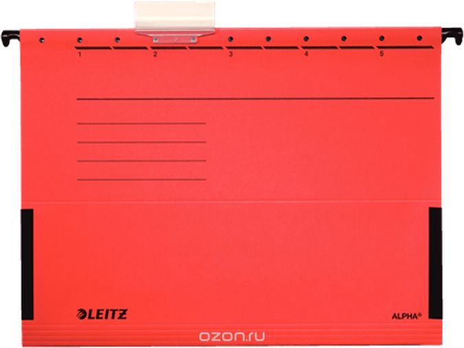 Leitz Папка подвесная Alpha формат A4+ цвет красный