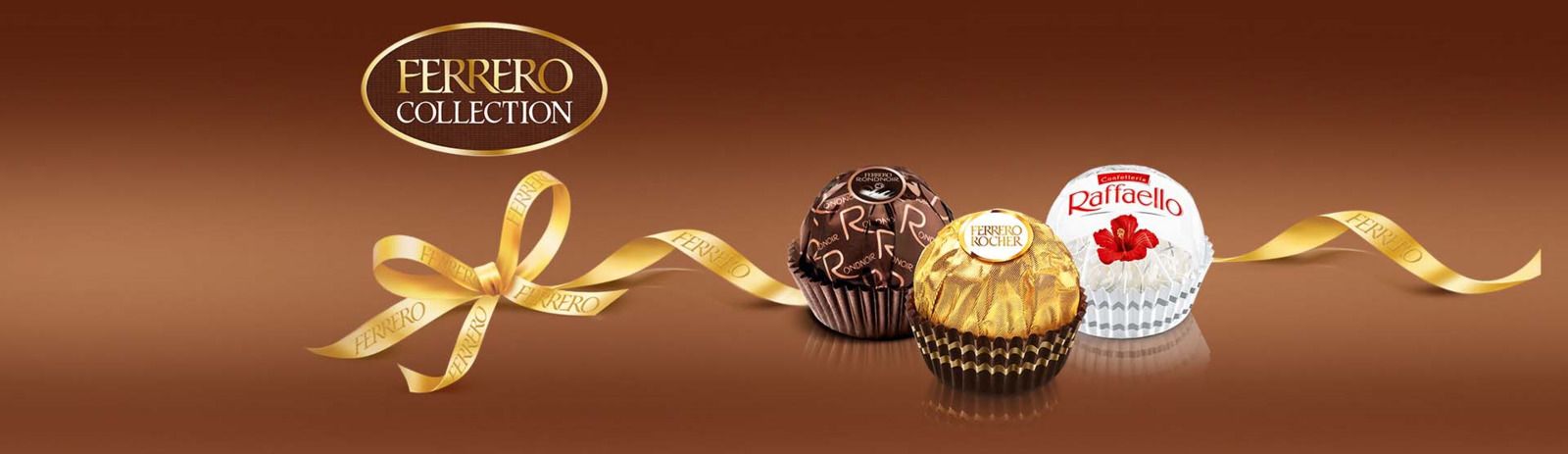 Ferrero Collection  : Raffaello, Ferrero Rocher, Ferrero Rondnoir, 360 
